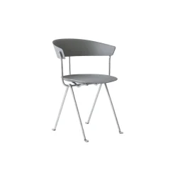 Magis Officina Spisebordsstol Galvaniseret/Grå