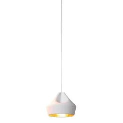 Marset Pleat Box Pendel 24 Hvid & Guld