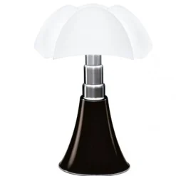 Martinelli Luce Pipistrello 1965 Bordlampe Mørkebrun