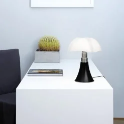 Martinelli Luce Pipistrello 1965 Bordlampe Mini Blågrøn