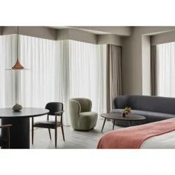Mater Accent Oval Sofabord Mat Lakeret Eg
