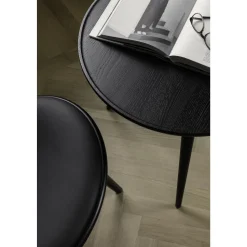 Mater Accent Sofabord Sort Bejdset Eg StorØ60