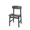 Mater Conscious BM3162 Spisebordsstol Sort Bøg/Coffee Sort