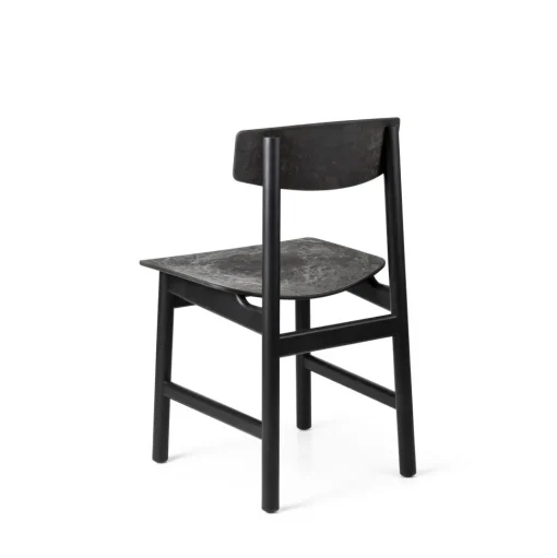 Mater Conscious BM3162 Spisebordsstol Sort Bøg/Coffee Sort