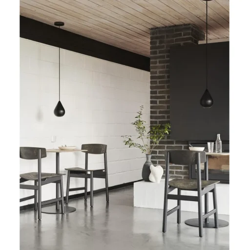 Mater Conscious BM3162 Spisebordsstol Sort Bøg/Coffee Sort