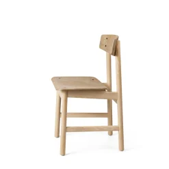 Mater Conscious BM3162 Spisebordsstol Sábebehandlet/Coffee Lys
