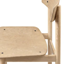 Mater Conscious BM3162 Spisebordsstol Sábebehandlet/Coffee Lys