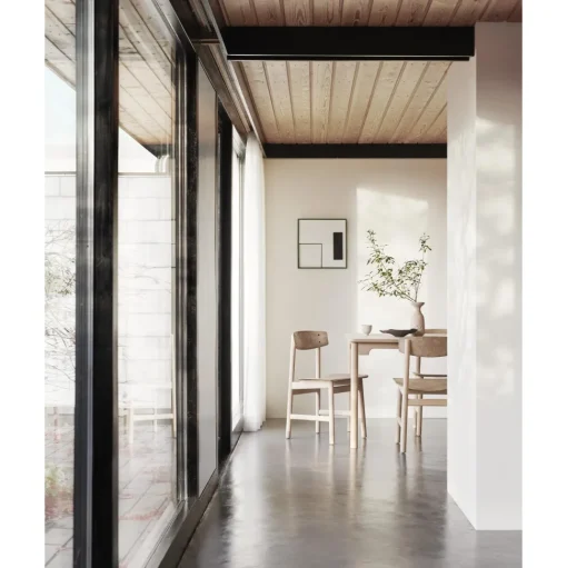 Mater Conscious BM3162 Spisebordsstol Sábebehandlet/Coffee Lys
