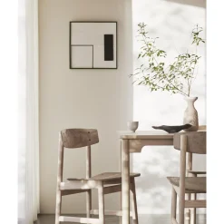 Mater Conscious BM3162 Spisebordsstol Sábebehandlet/Coffee Lys