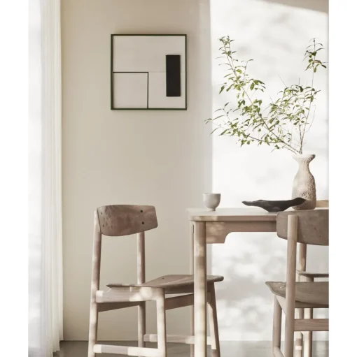 Mater Conscious BM3162 Spisebordsstol Sábebehandlet/Coffee Lys