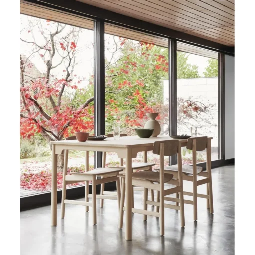 Mater Conscious BM3162 Spisebordsstol Sábebehandlet/Coffee Lys