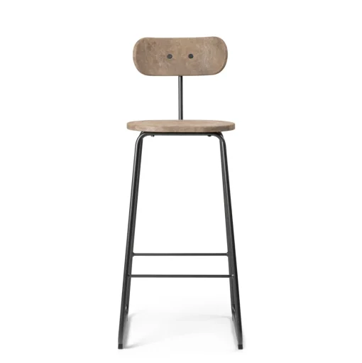 Mater Earth Barstol Med Ryglán 74 cm Coffee Light