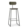 Mater Earth Barstol Med Ryglán 74 cm Coffee Dark