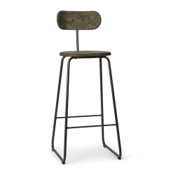Mater Earth Barstol Med Ryglán 74 cm Coffee Dark