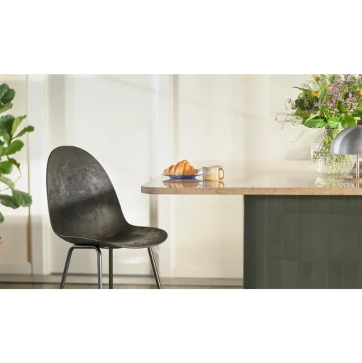 Mater Eternity High Barstol 69 cm Wood Waste Grey