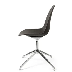 Mater Eternity Swivel Spisebordsstol Coffee/Aluminium Base