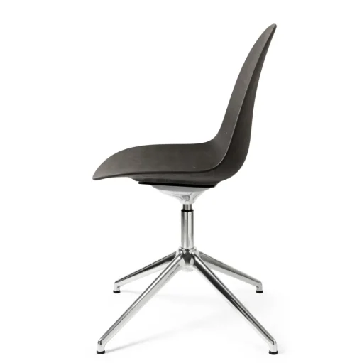 Mater Eternity Swivel Spisebordsstol Coffee/Aluminium Base