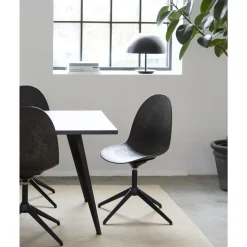 Mater Eternity Swivel Spisebordsstol Coffee/Aluminium Base