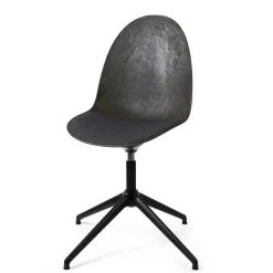 Mater Eternity Swivel Spisebordsstol Sort Base M. Polstret Sáde 198 Grå