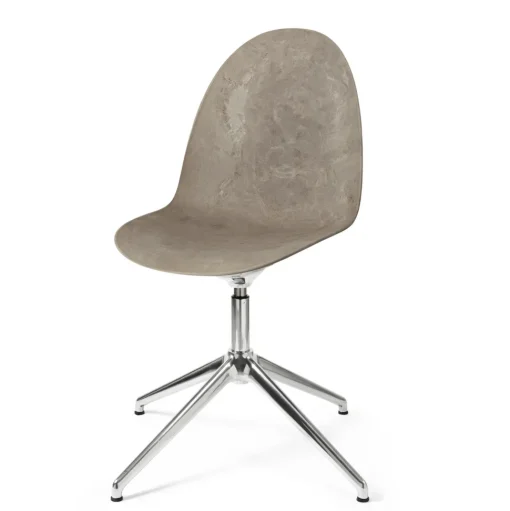 Mater Eternity Swivel Spisebordsstol Coffee Waste Light/Stål