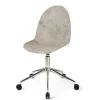 Mater Eternity Swivel Spisebordsstol Med Hjul Wood Waste Grey/Stål