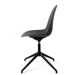 Mater Eternity Swivel Spisebordsstol Coffee/Sort Base