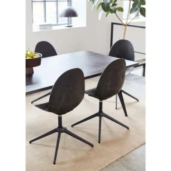 Mater Eternity Swivel Spisebordsstol Coffee Waste Dark/Sort