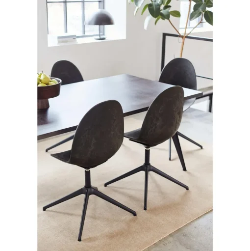 Mater Eternity Swivel Spisebordsstol Coffee Waste Dark/Sort