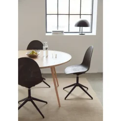 Mater Eternity Swivel Spisebordsstol Coffee Waste Dark/Sort