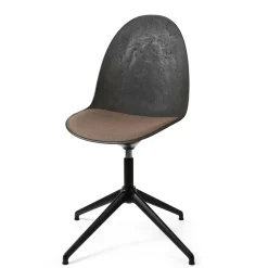 Mater Eternity Swivel Spisebordsstol Sort Base M. Polstret Sáde 378 Rust