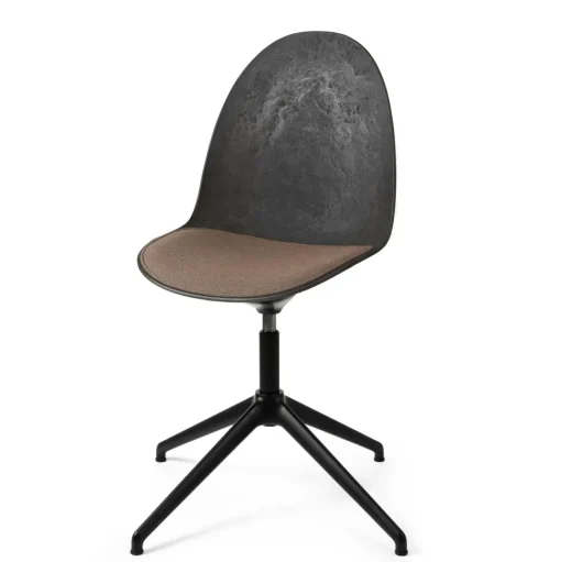 Mater Eternity Swivel Spisebordsstol Sort Base M. Polstret Sáde 378 Rust