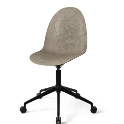 Mater Eternity Swivel Spisebordsstol Med Hjul Wood Waste Grey/Sort