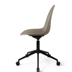 Mater Eternity Swivel Spisebordsstol Med Hjul Wood Waste Grey/Sort