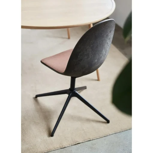 Mater Eternity Swivel Spisebordsstol Sort Base & Polstret 378 Rust