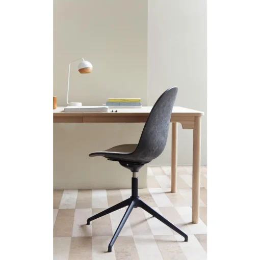 Mater Eternity Swivel Spisebordsstol Sort Base & Polstret 378 Rust
