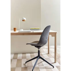 Mater Eternity Swivel Spisebordsstol Wood Waste Grey/Stål