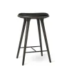 Mater High Stool Barstol Sirka Grå Bejdset Bøg 69cm