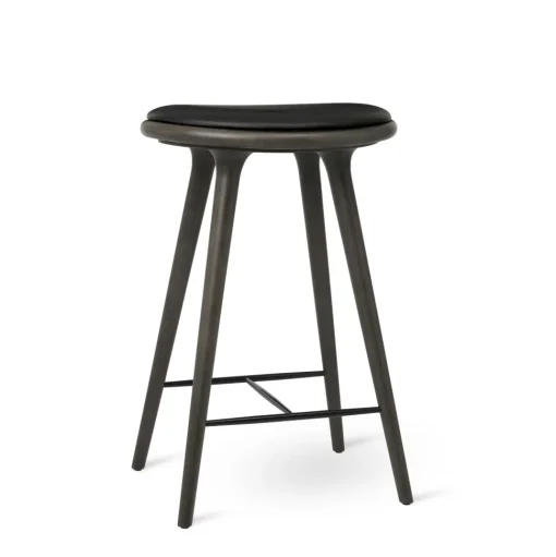 Mater High Stool Barstol Sirka Grå Bejdset Bøg 69cm