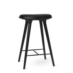 Mater High Stool Barstol Sort Bøg 69cm