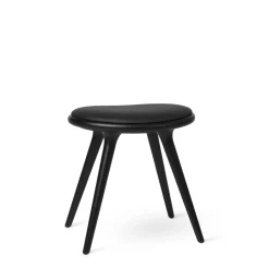 Mater Low Stool Skammel Sort Bøg