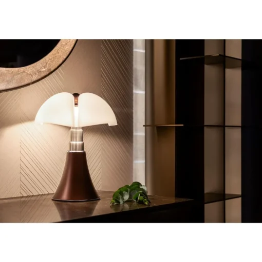 Matinelli Luce Pipistrello 1965 Bordlampe Mini Bronze