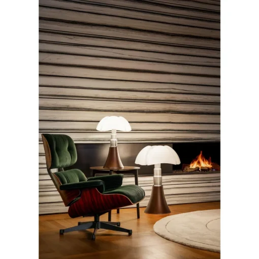 Matinelli Luce Pipistrello 1965 Bordlampe Medium Bronze