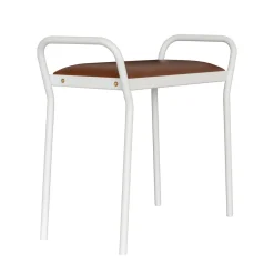 Maze Anyone Skammel Hvid/Cognac