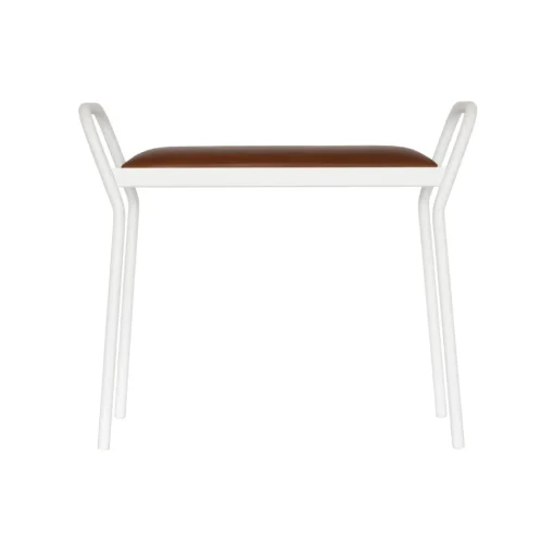 Maze Anyone Skammel Hvid/Cognac