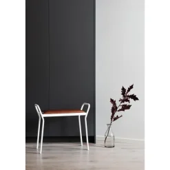 Maze Anyone Skammel Hvid/Cognac