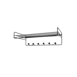 Maze Bill Hattehylde 71 cm Sort