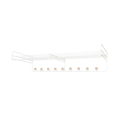 Maze Bill Hattehylde L 102 cm Hvid / Birk