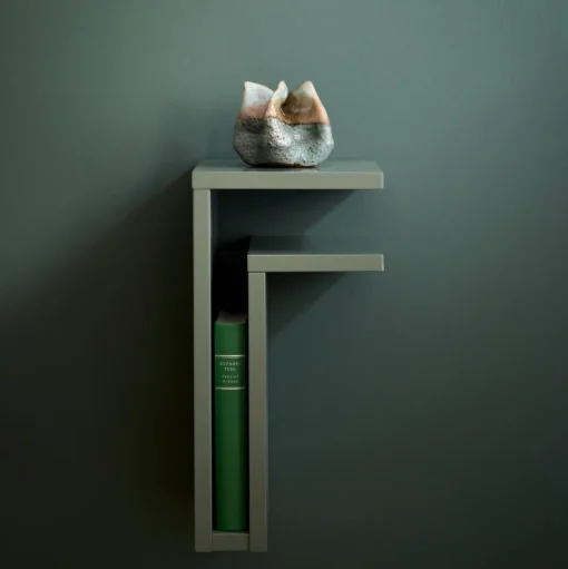 Maze F-Shelf Hylde Højre Grågrøn