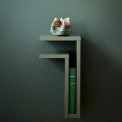 Maze F-Shelf Hylde Venstre Grågrøn