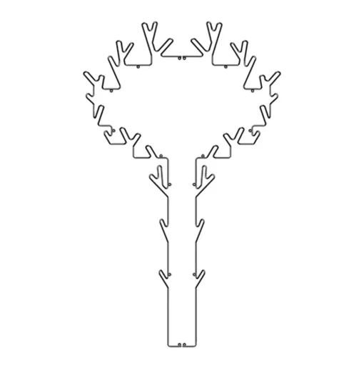 Maze Tree Knagerákke Sort